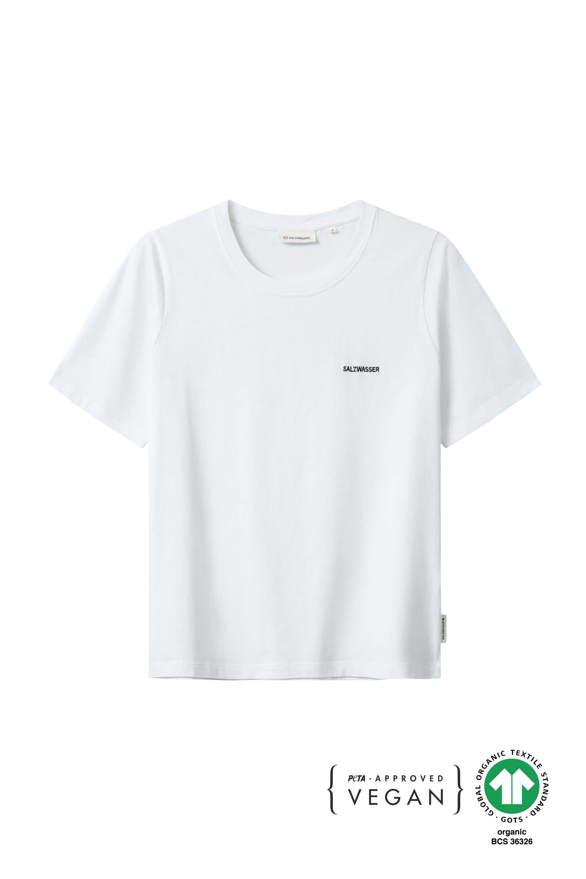 T-shirt Lova White en coton biologique de Salzwasser