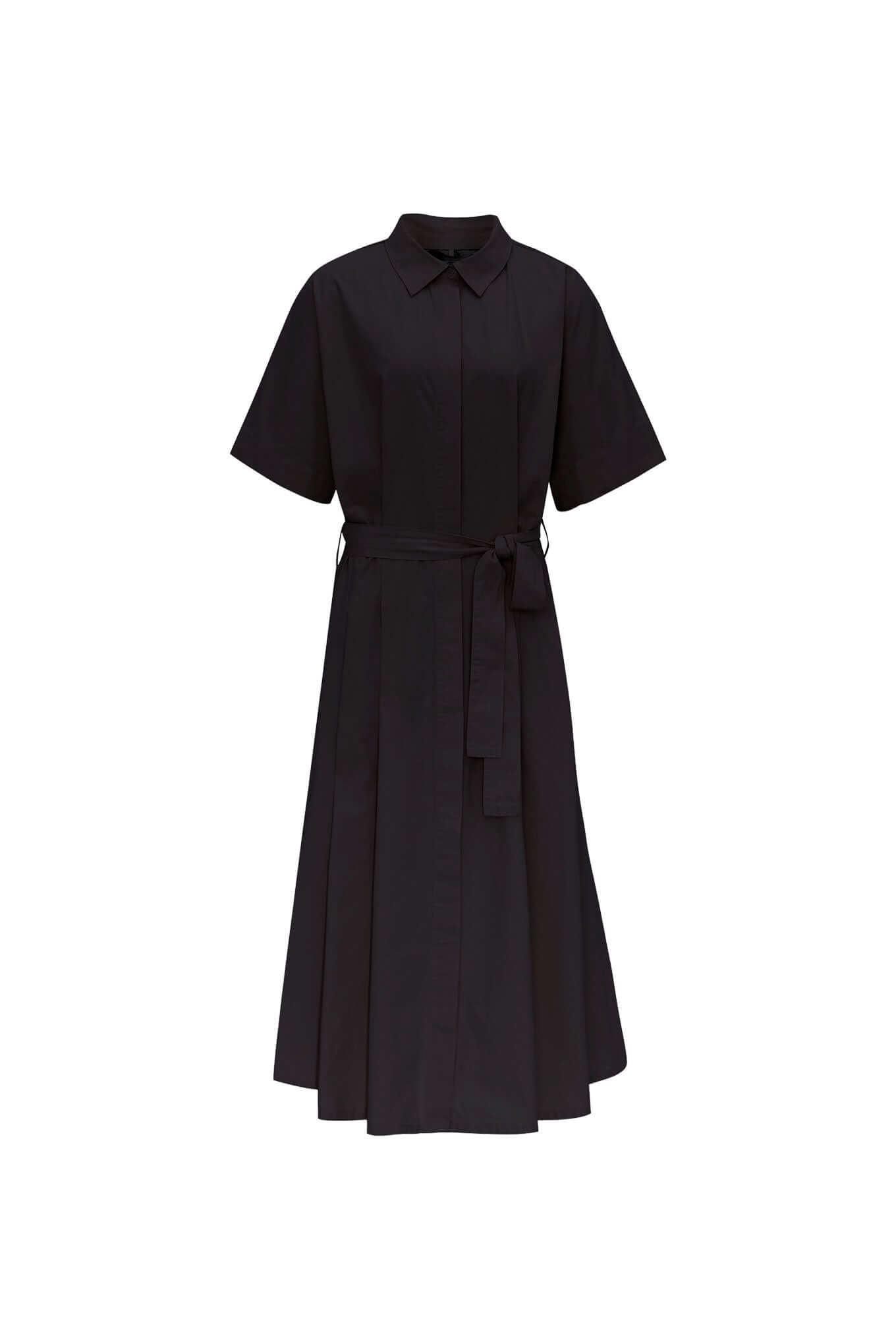 Schwarzes Kleid ASHES aus 100% Bio-Baumwolle von Komodo