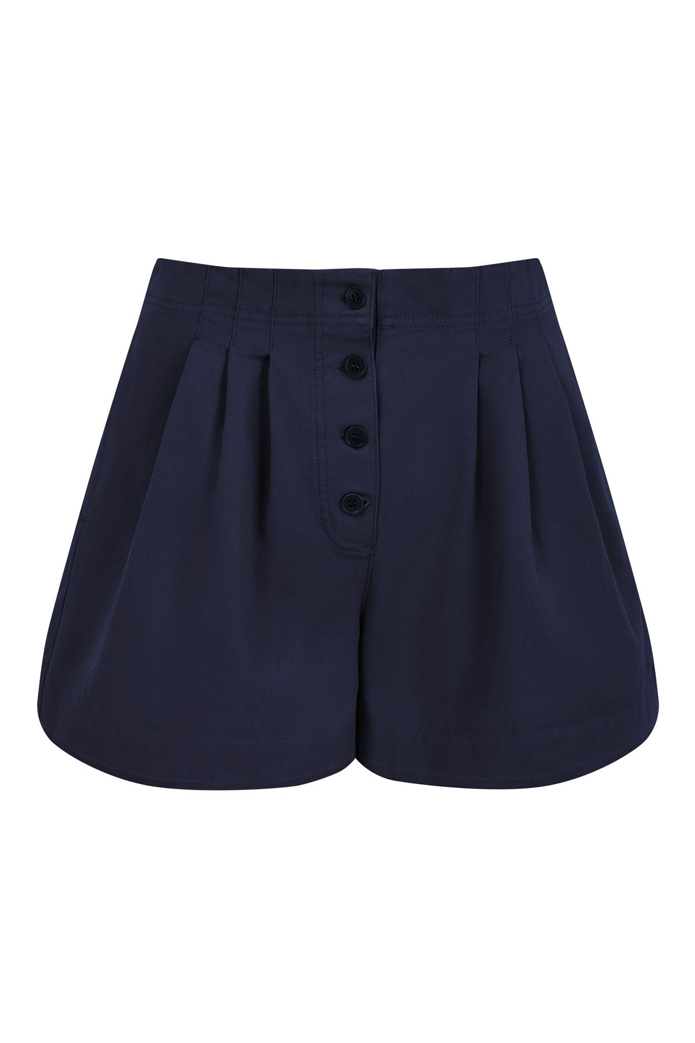 Dark blue LAELA shorts made from 100% organic cotton from Komodo