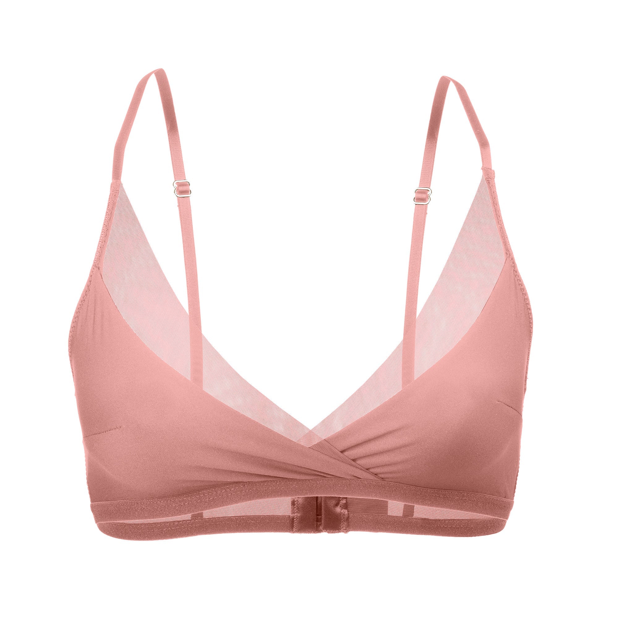 Pink non-wired bra Pure made of polyamide by MOYA KALA 