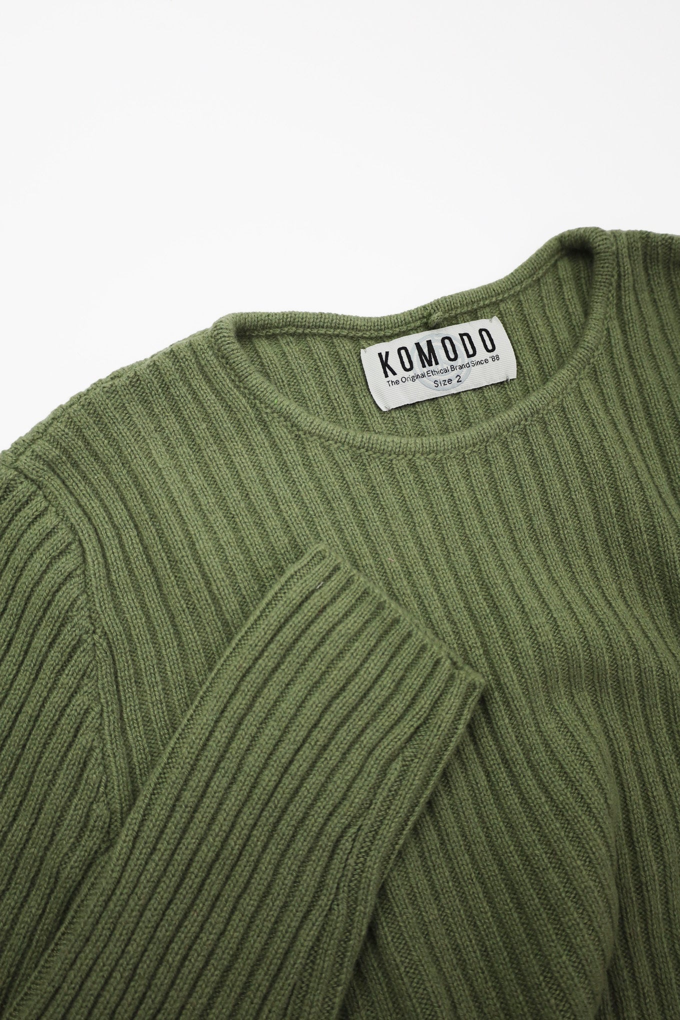 Grüner Pullover MIMI aus 100% Kaschmir von Komodo