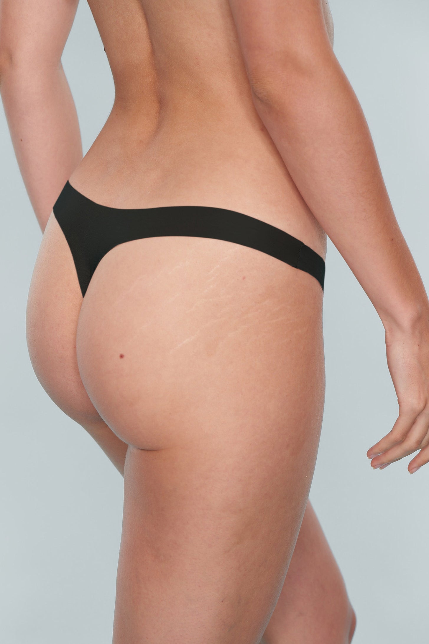 Thong in black made of Tencel modal from moi-basics